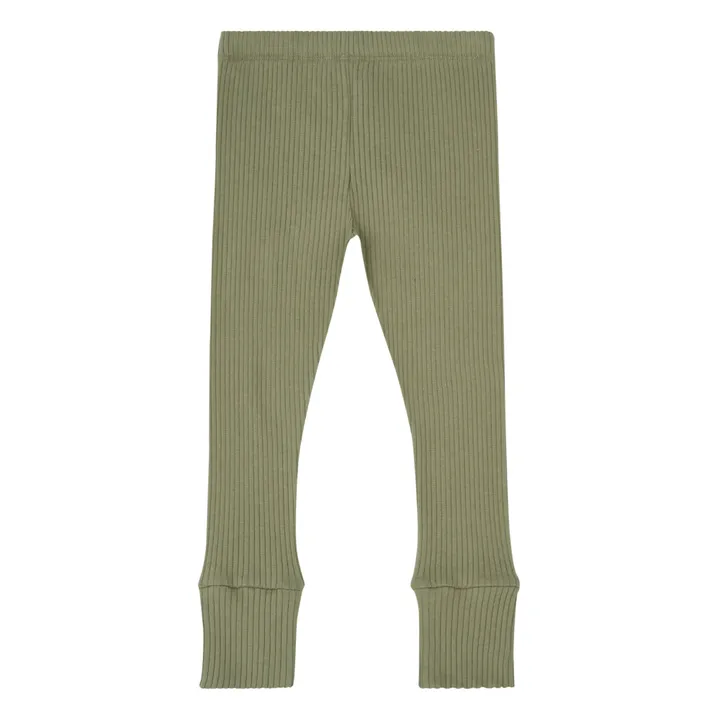 The Simple Folk Legging Côtelé Coton Bio  | Sauge