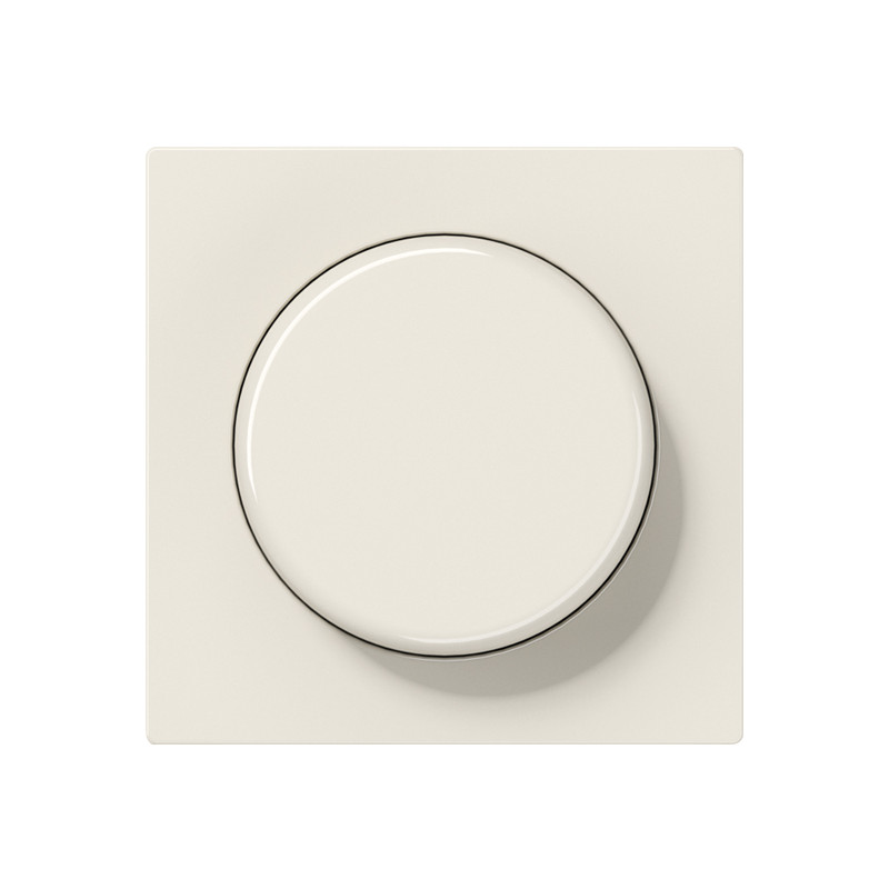 Jung AS500 centraalplaat dimmer Glanzend crème