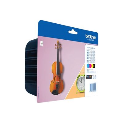 Brother LC125XL/LC127XL - Pack de 4 - noir, cyan, magenta, jaune - cartouche d'encre originale