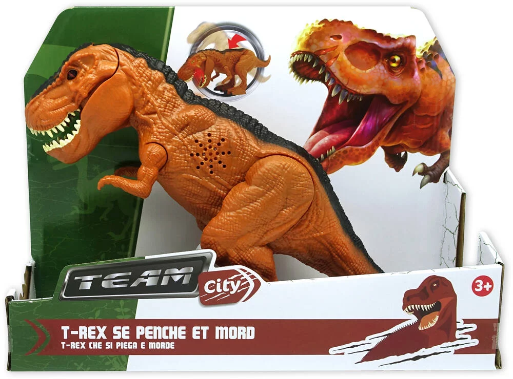 T-REX SE PENCHE ET MORD