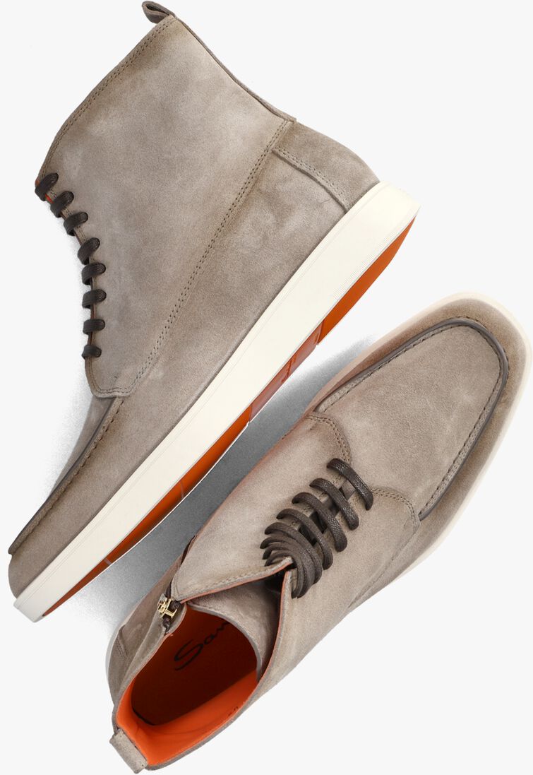 taupe santoni veterboots 18235