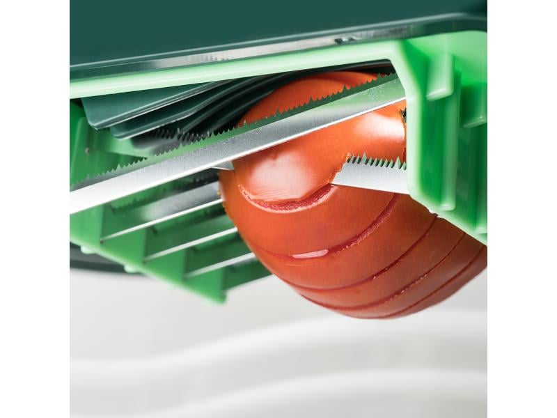 Genius Gemüseschneider Nicer Dicer Chef 7-teilig, Grün Verstellbarer Hobel