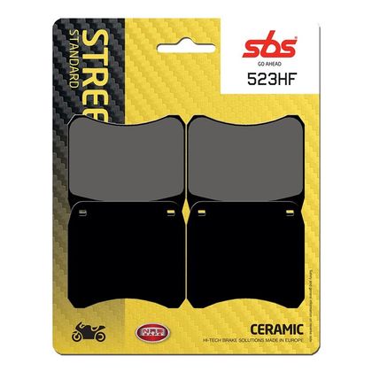 Plaquettes de freins SBS 523HF Organique avant/arrière (selon modèle)