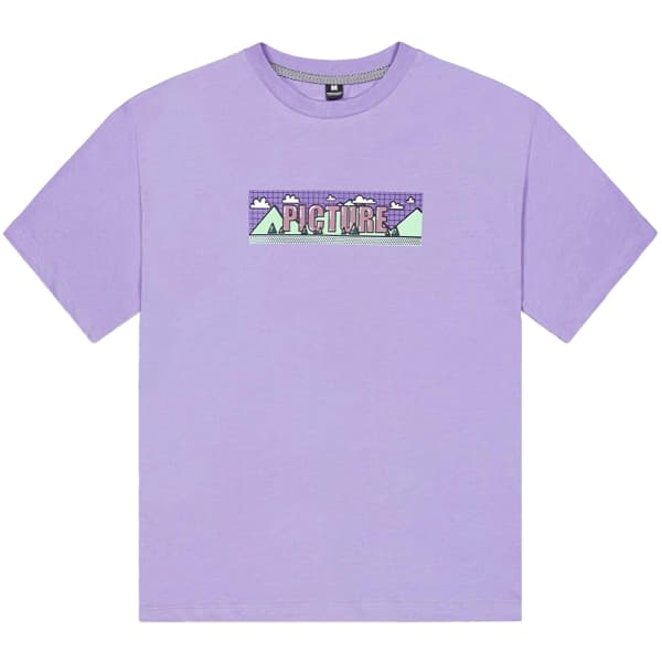 T-shirt PICTURE OMII TEE W PAISLEY PURPLE