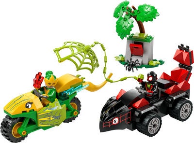LEGO Spidey 11198 Dinosaurkjøretøyjakt med Spin og Electro