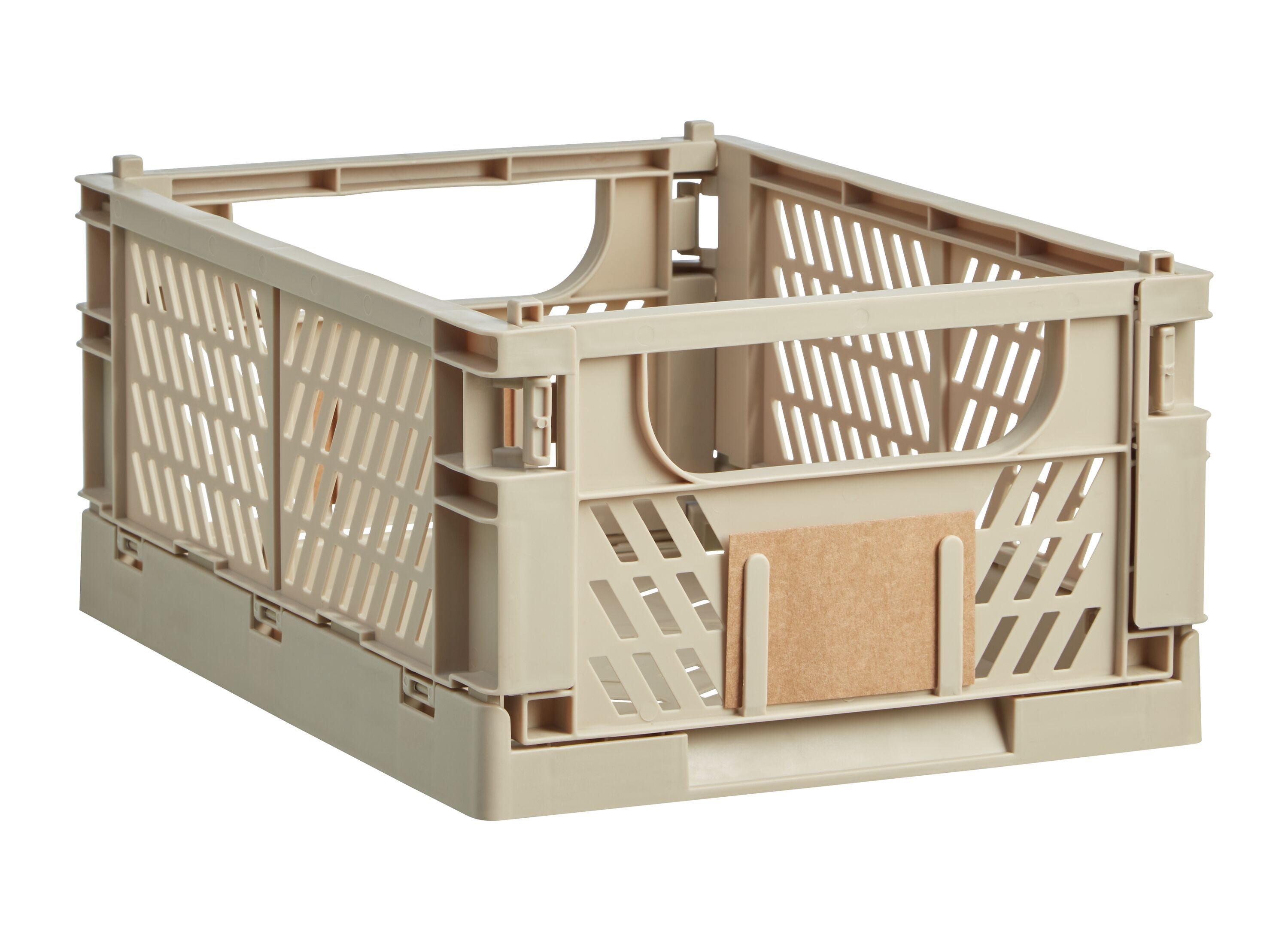 FELIX L Klappbox - Taupe / B: 25.0 cm x T: 34.0 cm x H: 4.0 cm