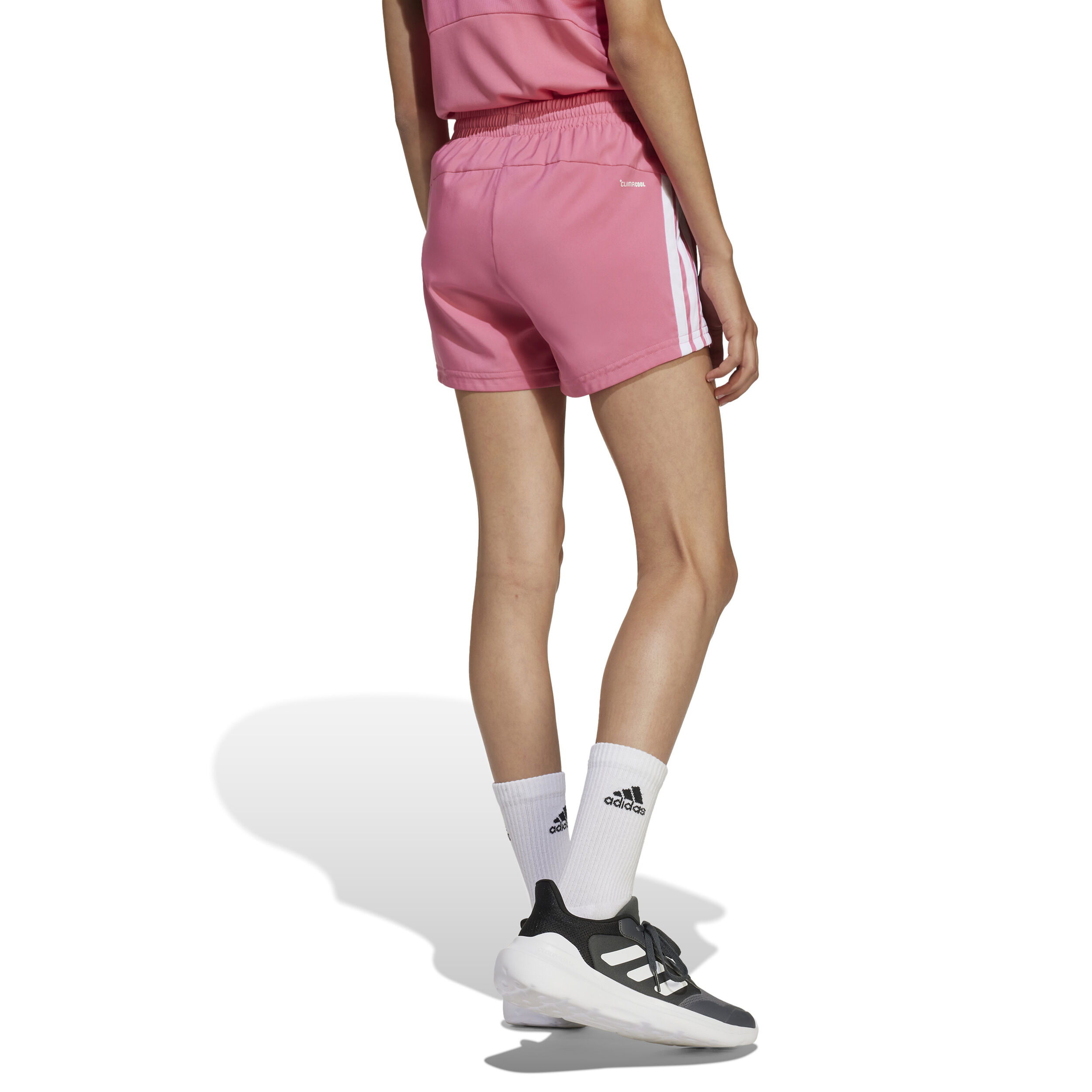 adidas Training Essentials 3 Stripes Shorts Enfants - Berry