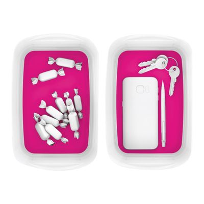 Leitz MyBox - Bac de rangement - blanc/rose