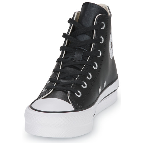 Converse - Chuck Taylor All Star Eva Lift Leather Foundation Hi - Noir