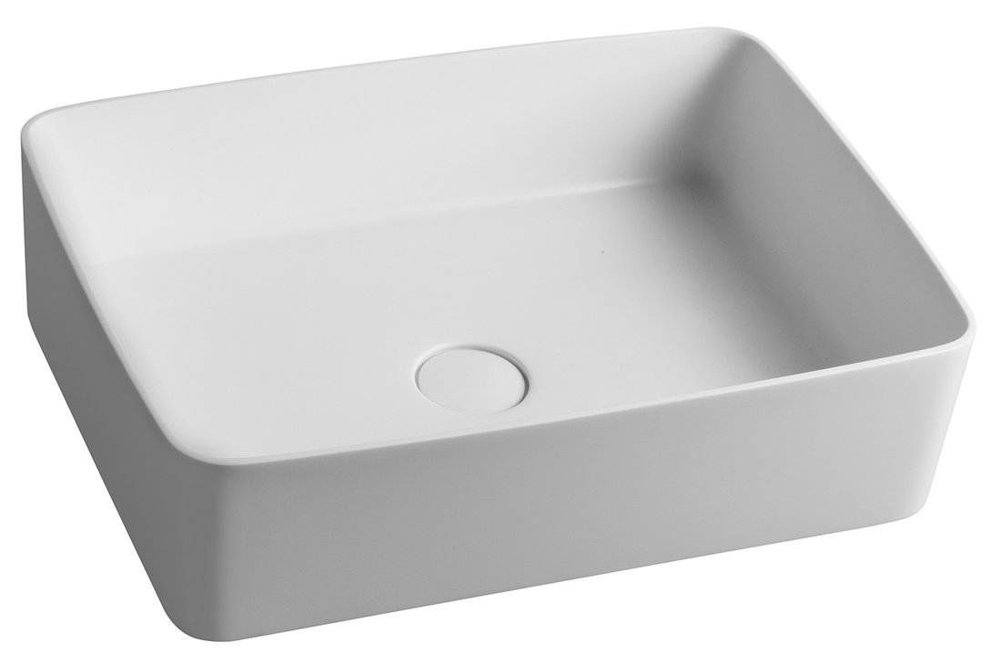 Sapho Thin waskom solid surface 50x37cm wit
