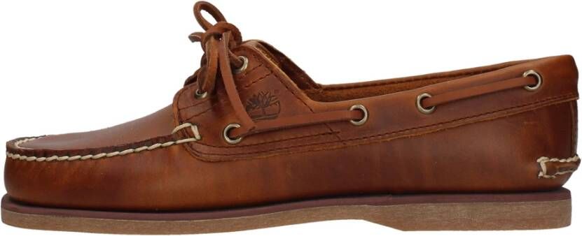 Timberland Authentic Classic Boat Shoe Leather Beige Loafers