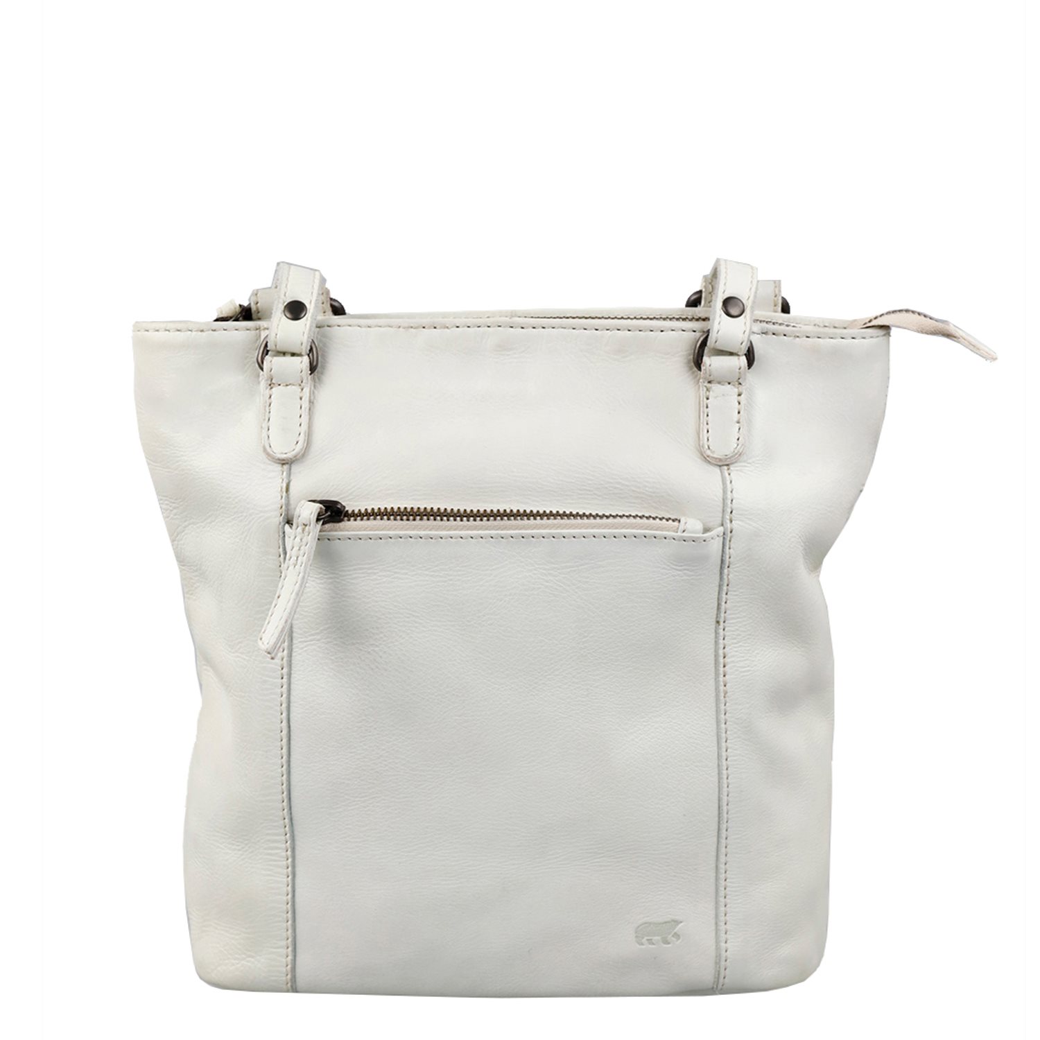 Bear Design Cow Lavato shoulderbag off white