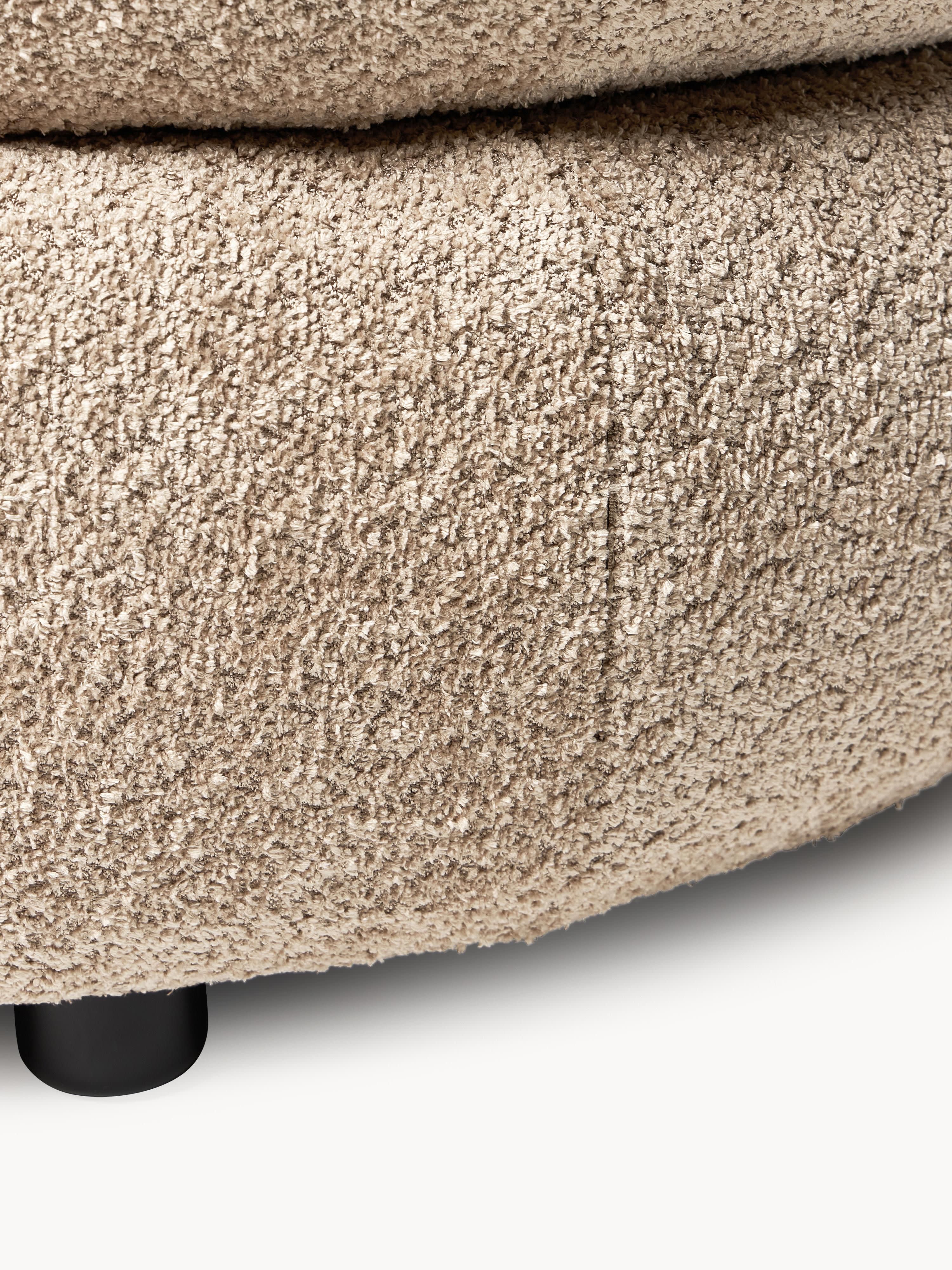Loungefauteuil Alba van teddy bouclé