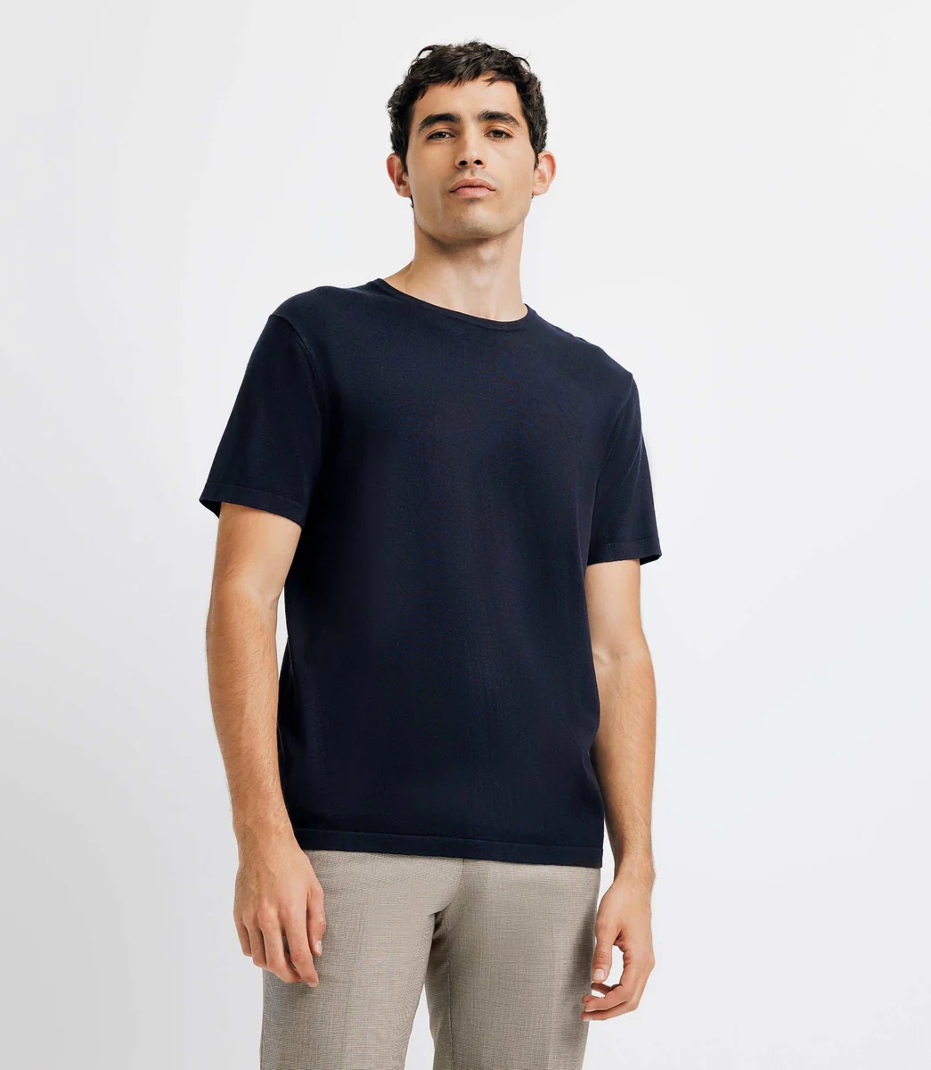 T-shirt uni marine