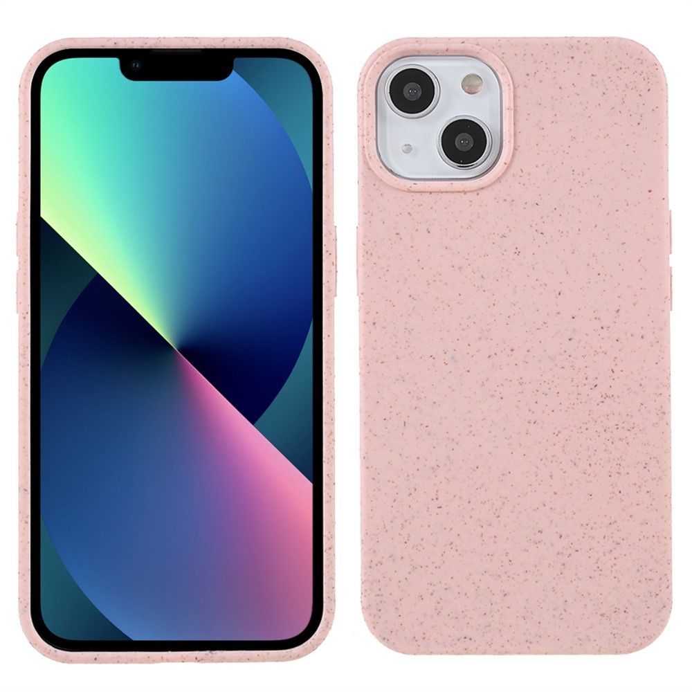 iPhone 15 Bio Gummi Schutzhülle Eco Friendly Nachhaltig Kompostierbar - Rosa