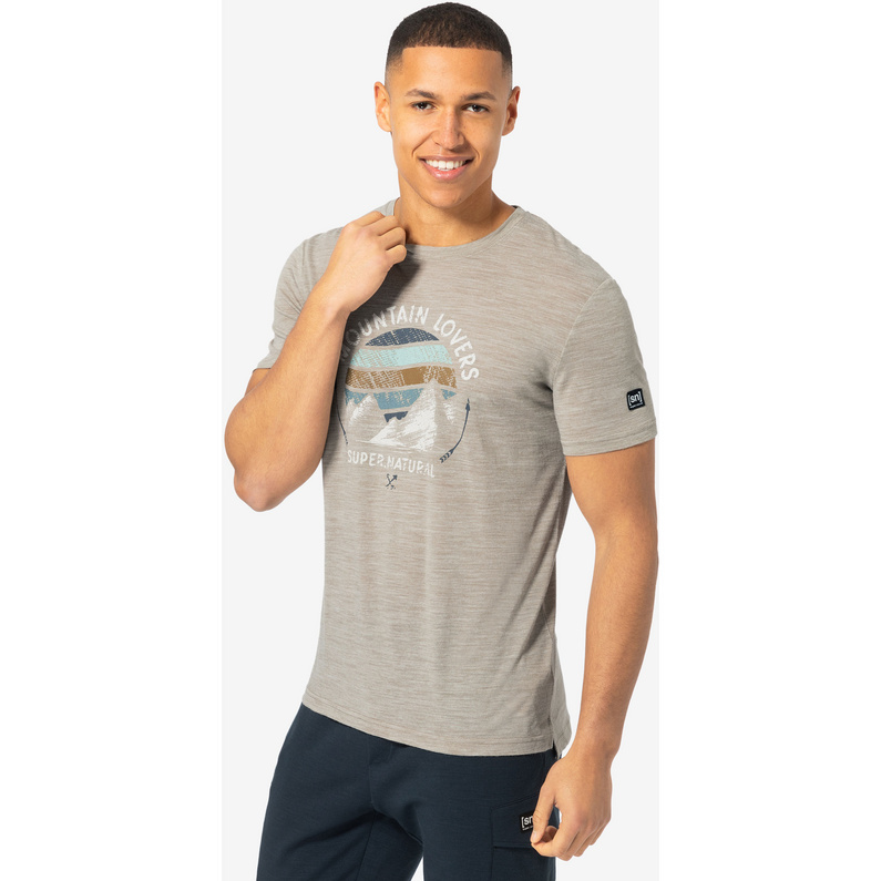 Super.Natural Herren Northern Lights T-Shirt