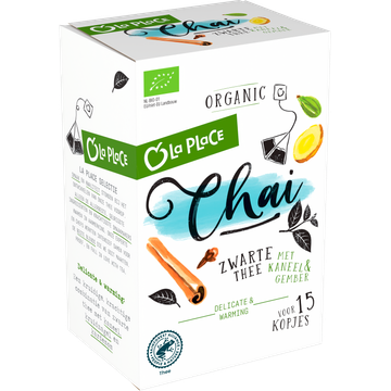 La Place Black Chai Thee 15 Stuks