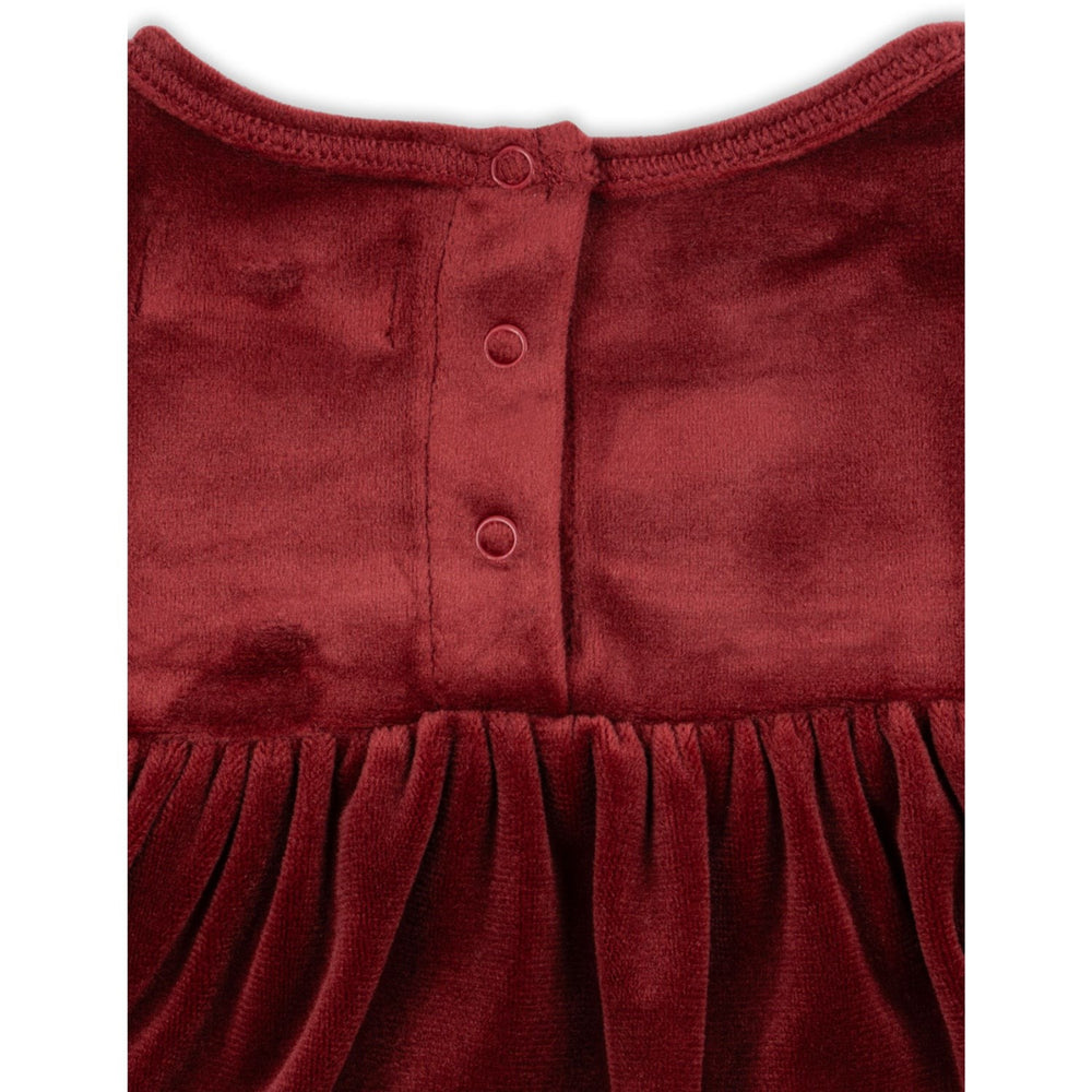 Køb Konges Sløjd Red Dahlia Jingle Romper Kjole Grs