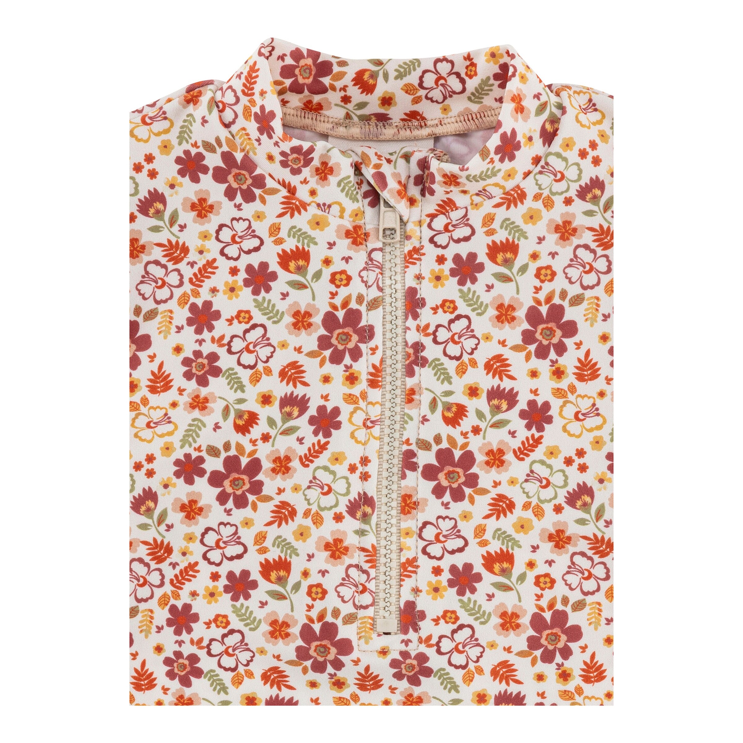 Sterntaler Badeshirt langarm mit UV-Schutz Blumen natur/bunt