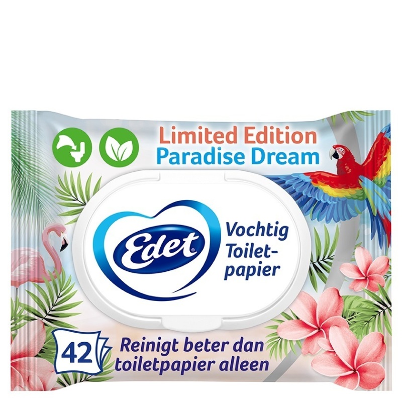 Edet Vochtig toiletpapier paradise dream 42st