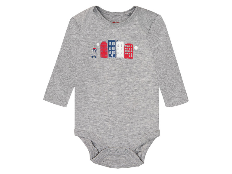 Body's voor babyjongens, set van 2, van bio-katoen
