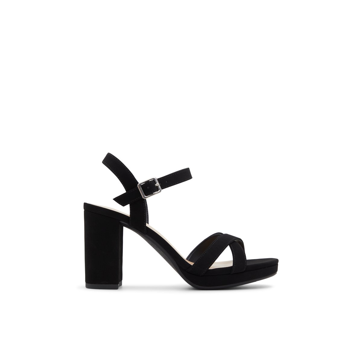 K STUDIO-Logun-Sandales à talons hauts - Talon bloc - Noir