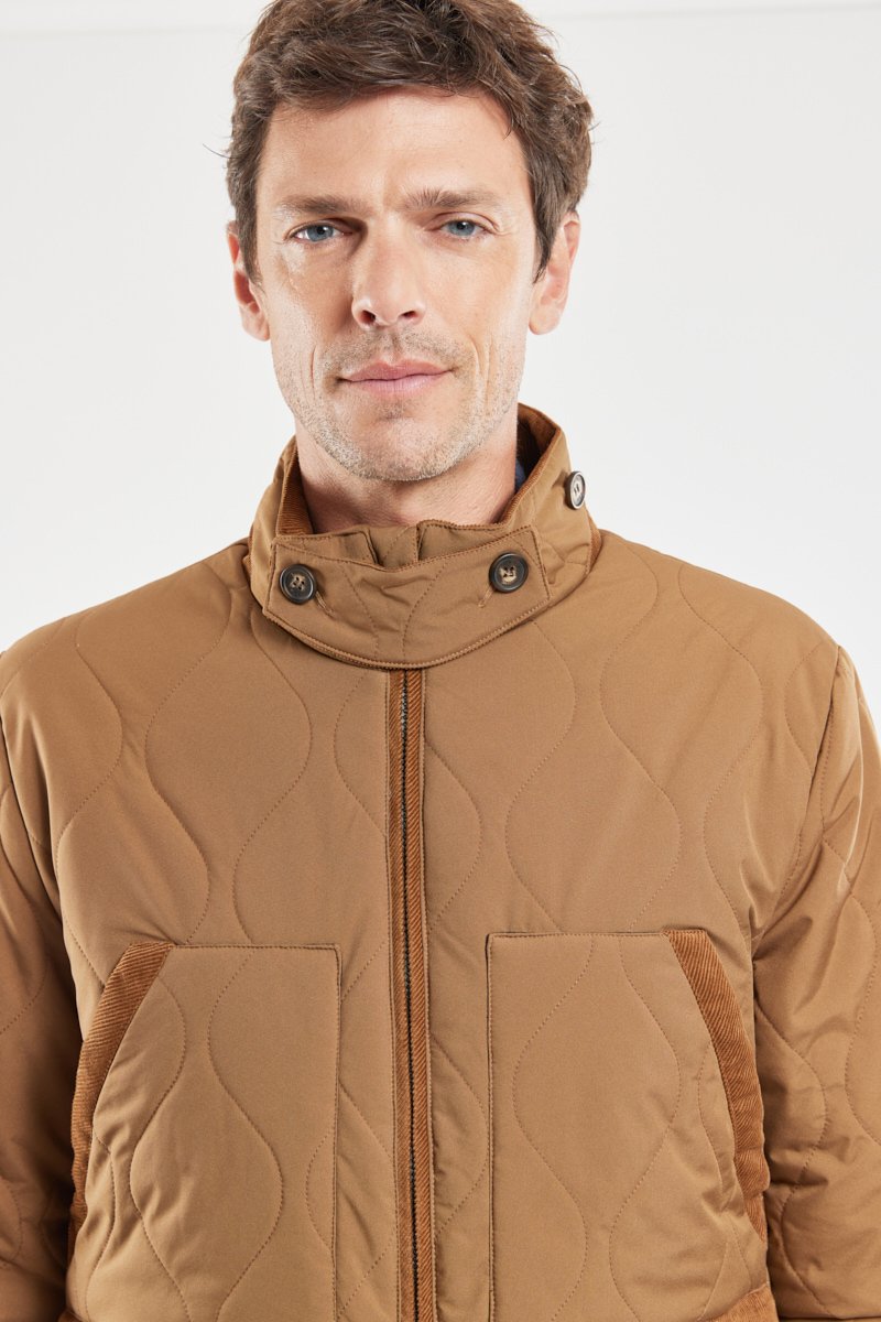 Veste déperlante détails velours HOBART