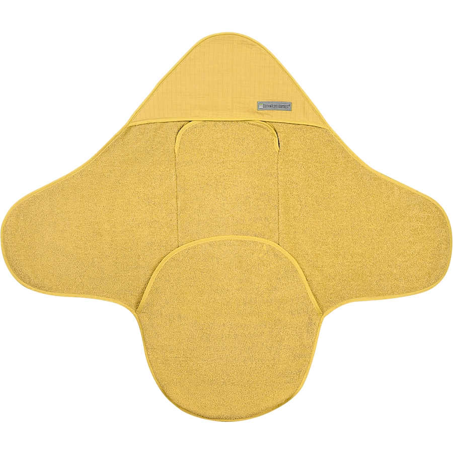 odenwälder Frottee-Einschlagdecke mustard