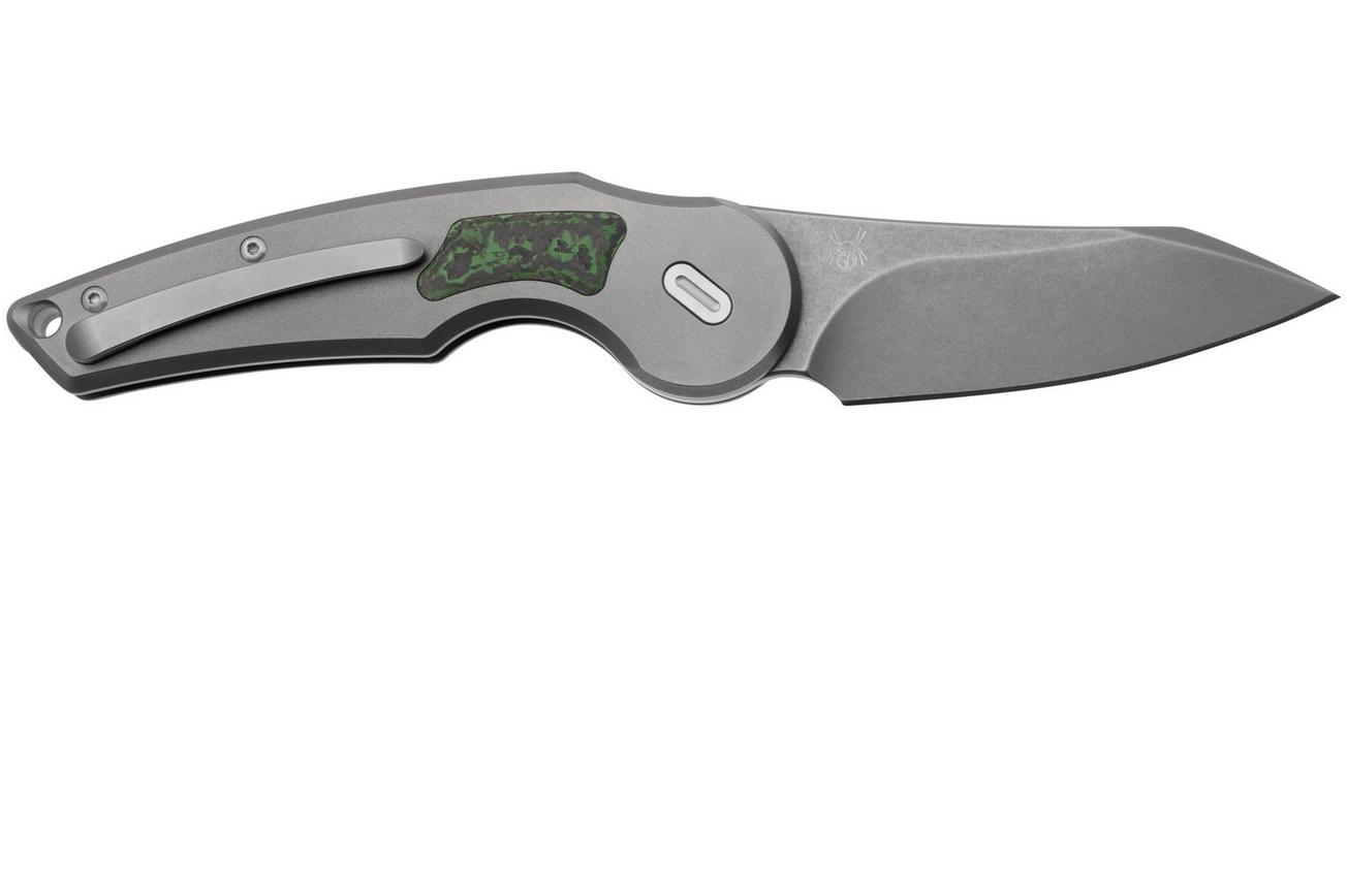 FOX Knives Jupiter FX-555-TICF M390  Acid Stonewashed, Titanium Fatcarbon Jungle Wear, zakmes