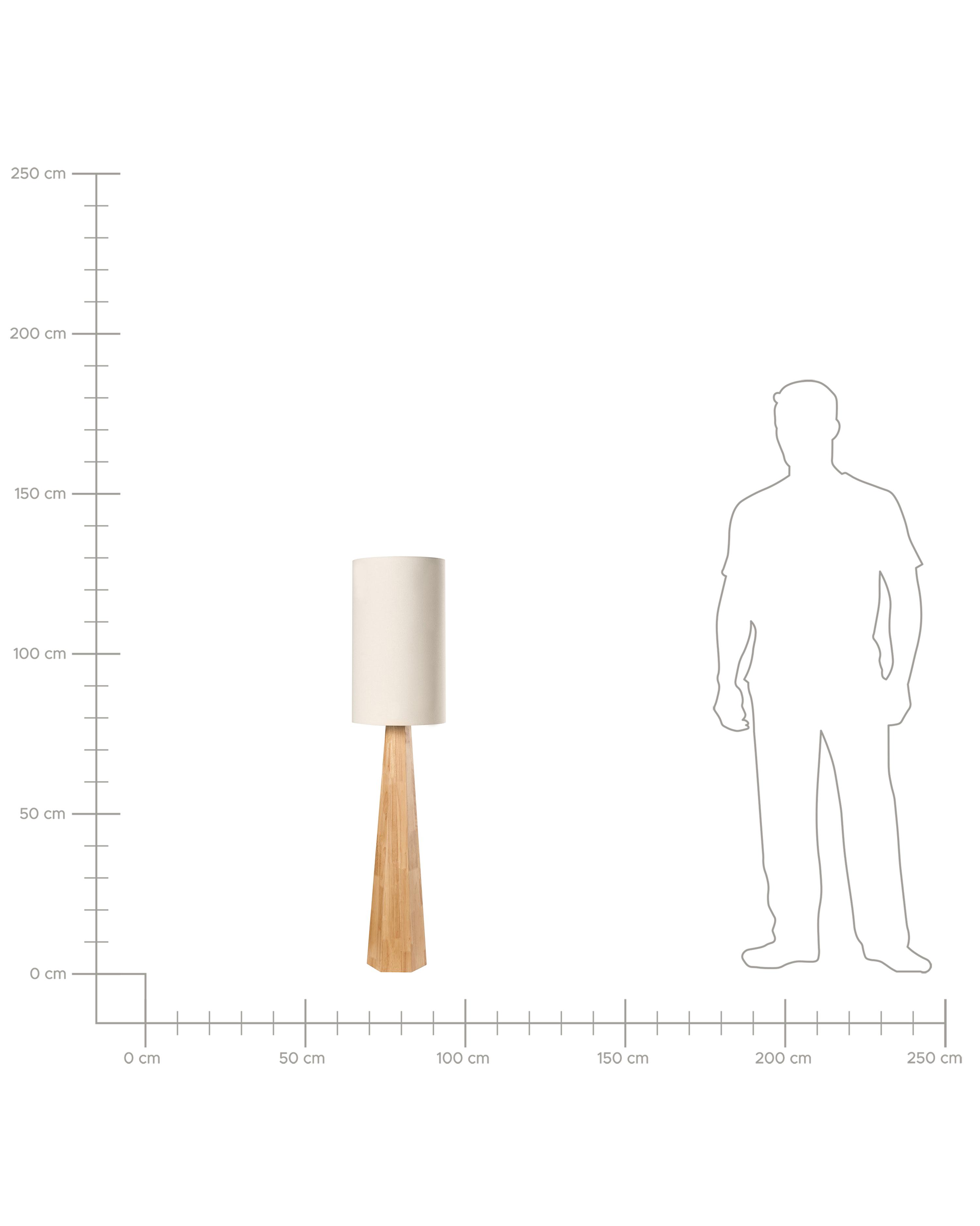Staande lamp ILALA Hout Natuurlijk