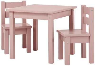 Hoppekids Bord og Stoler Mads, Pale Mauve