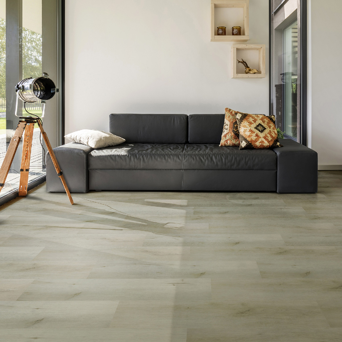 KS Vinyl tegelvloer wit eiken 22.8x122cm