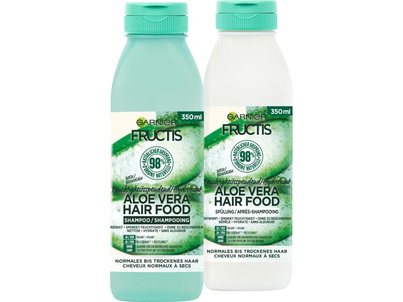 Garnier Shampoo Aloe vera 350 ml Haarshampoo versorgt normales bis trockenes Haar mit Feuchtigkeit