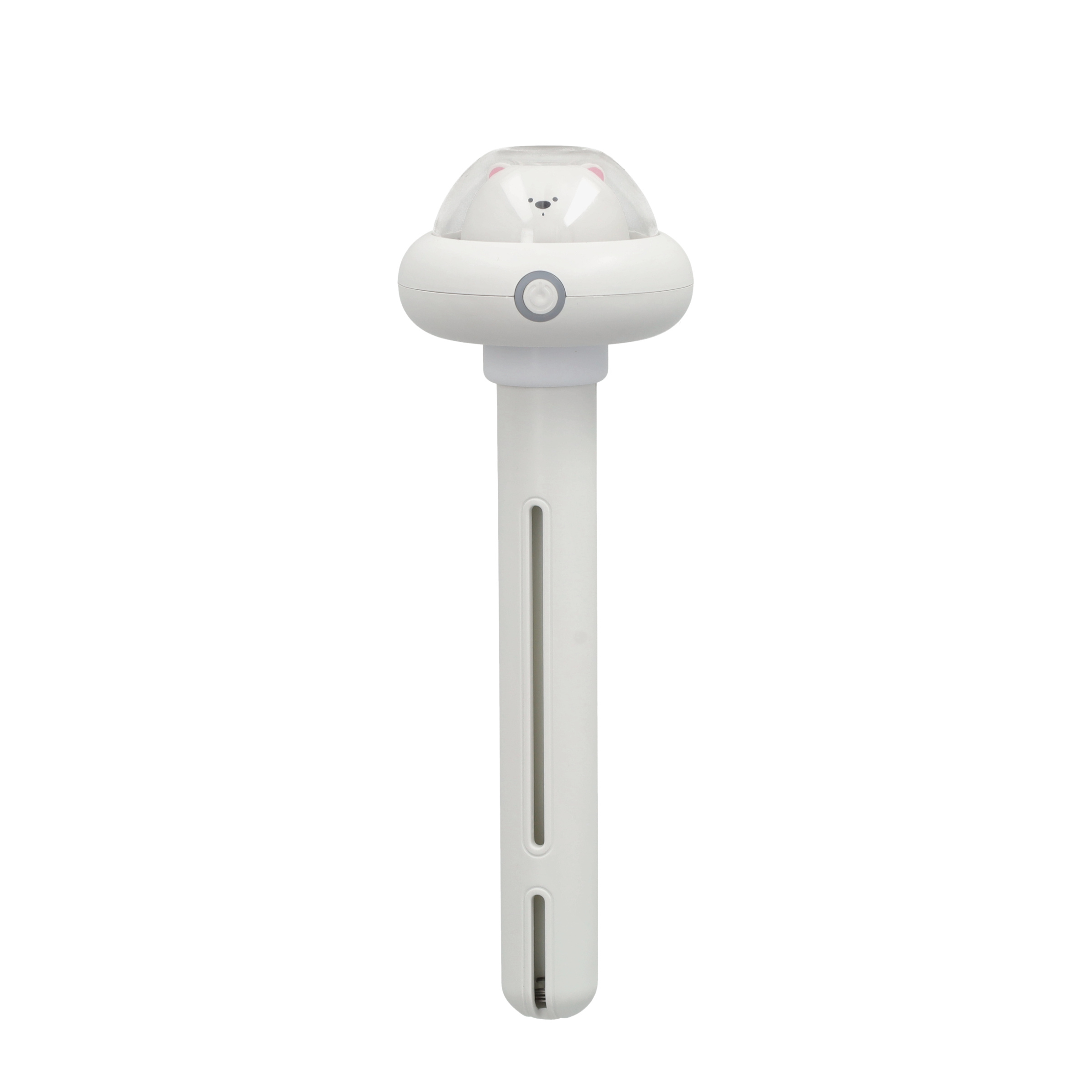 (Ø7x18cm) Portabler Mini USB Luftbefeuchter mit LED Beleuchtung Aroma Öl Diffuser - Weiss
