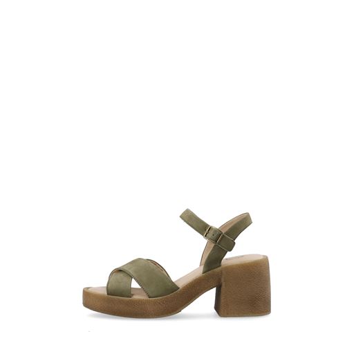 Ca'shott Casemily Cross Sandaler, Olive, 39