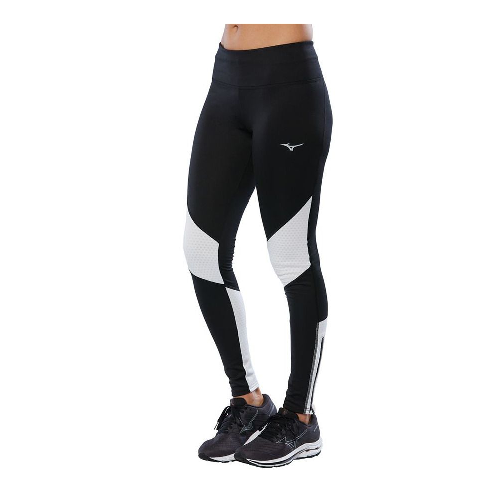 Mizuno WARMALITE - Collant Femme black/white
