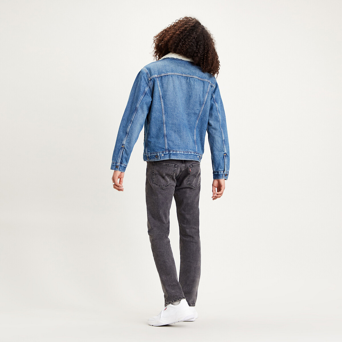 Cardigã jeans Levi's forrado com Sherpa
