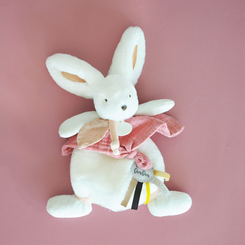 Lapin Doudou HAPPY BOHO - DOUDOU ET COMPAGNIE