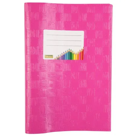Idena Hefthülle A5 Baststruktur, pink