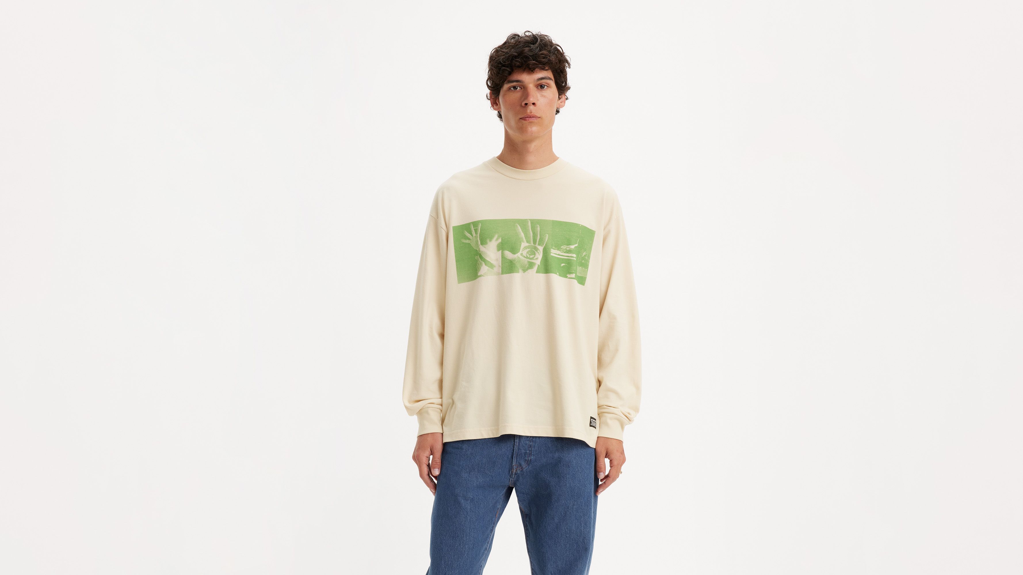 Levi's® Skateboarding t-shirt graphique Boxy - Roemello Hands Green - Multicolore