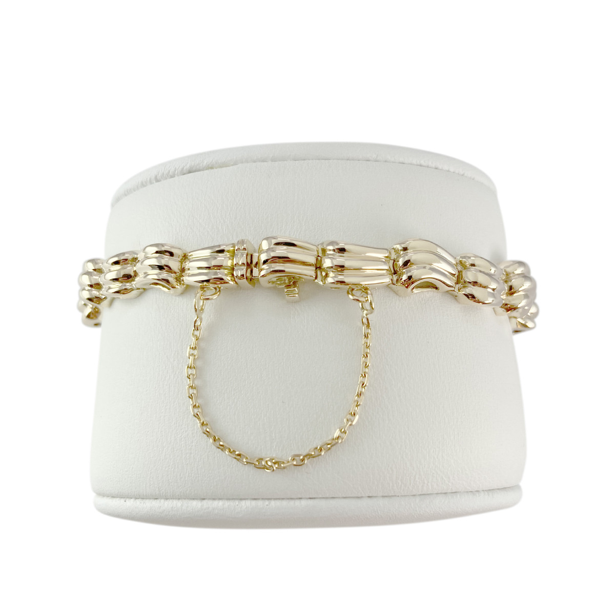 Bracelet d'occasion or 585 jaune diamants