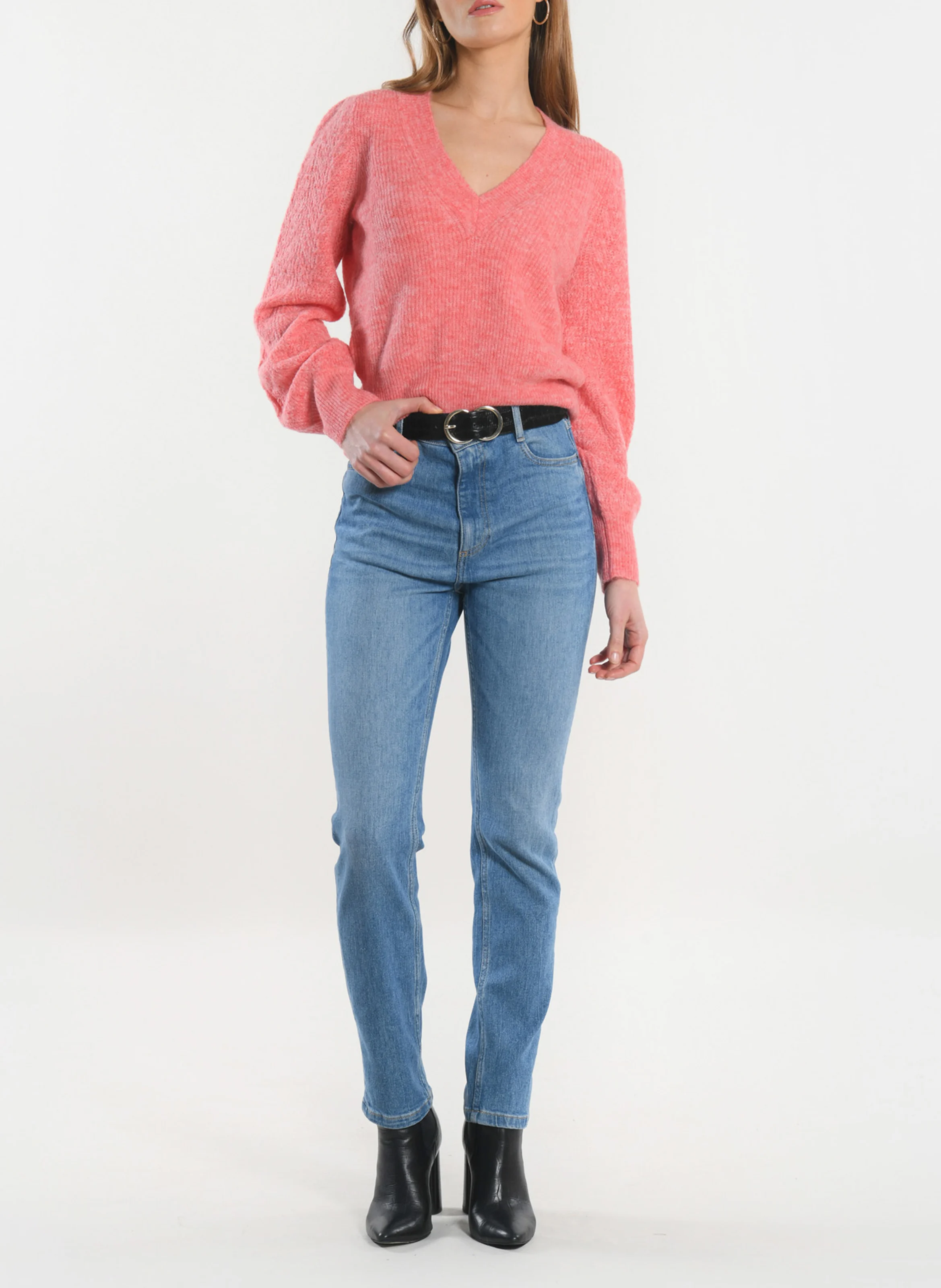 DAYANA - Pull col V| Rose