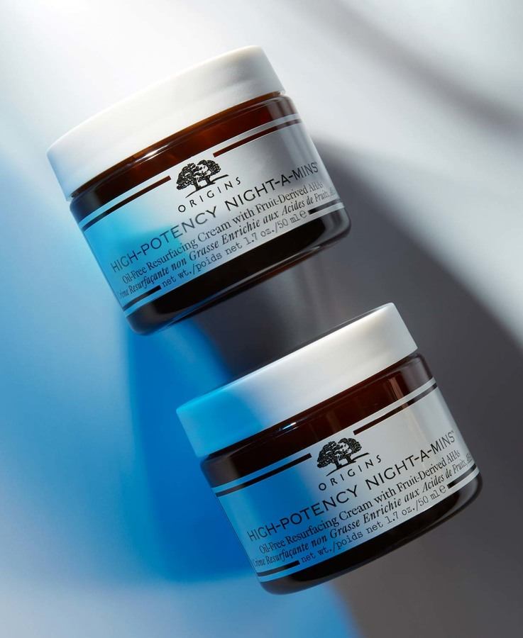 Origins High-Potency Night-A-Mins Oil-Free Resurfacing Cream with Fruit-Derived AHAs 50ml