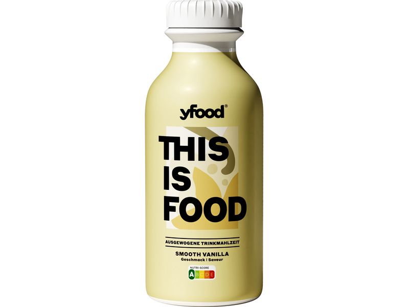 YFOOD Trinkmahlzeit Smooth Vanilla 500 ml Trinkmahlzeit mit Proteinen, Vitaminen & Mineralstoffen