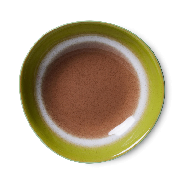 HKliving 70's Ceramic Curry kom set van 2 daybreak