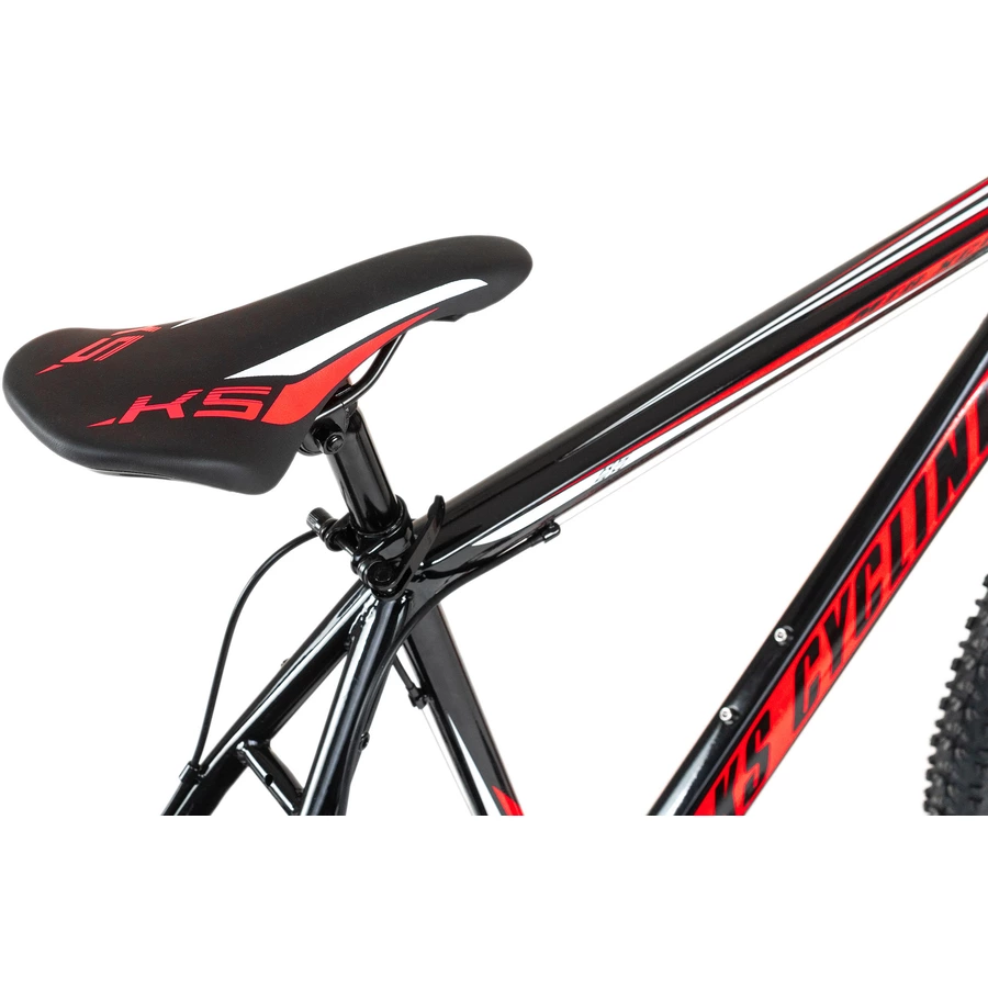 KS Cycling Mountainbike Hardtail 26 Zoll Sharp schwarz-rot