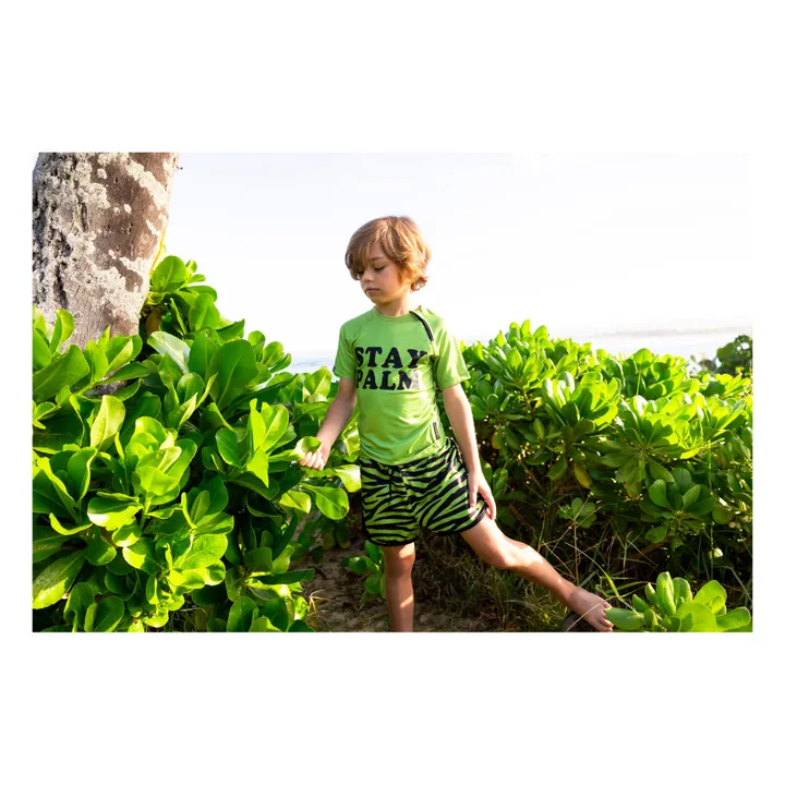 Beach & Bandits T-Shirt Anti-UV Stay Palm | Vert