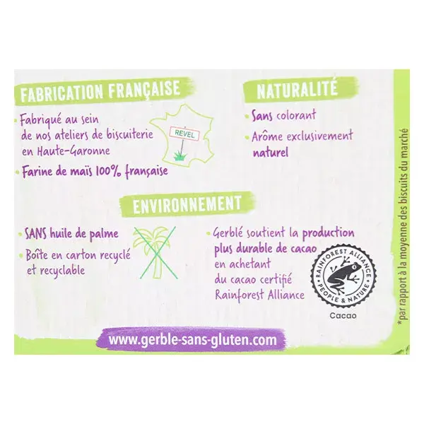 Gerblé Sans Gluten & Sans Lactose Biscuits Petit Déj 200g