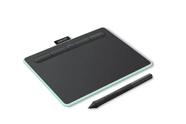 Wacom Intuos Creative Pen Medium - Digitizer - 21.6 x 13.5 cm - elektromagnetisk - 4 knapper - trådløs, kablet - USB, Bluetooth - pistaciegrøn