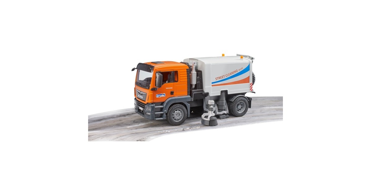 bruderMAN TGS LKW Straatreiniger Modelvoertuig  (03780)